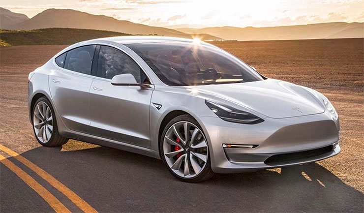 Електромобіль Tesla Model 3 з США